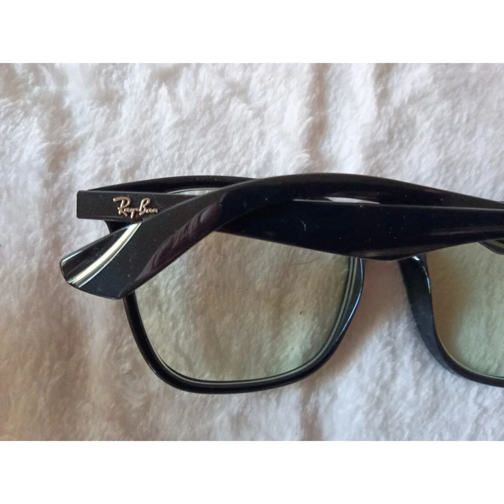 Ray-Ban RB7066 2000 Black Eyeglass Frames 54-17-145 w/ Case Authentic